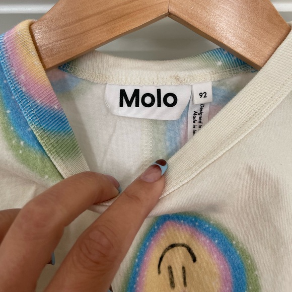 Milo Girls Rabecke Shirt - Aura Hearts - Picture 4 of 5